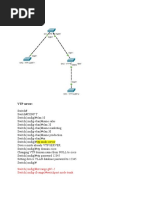 VTP Server:: Switch (Config) #Int Range g0/1-2 Switch (Config-If-Range) #Switchport Mode Trunk