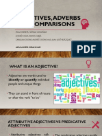Adjectives, Adverbs and Comparisons PDF