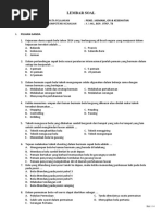Soal Penjas (1)