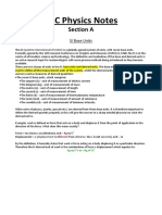 CXC Physics Notes Section A