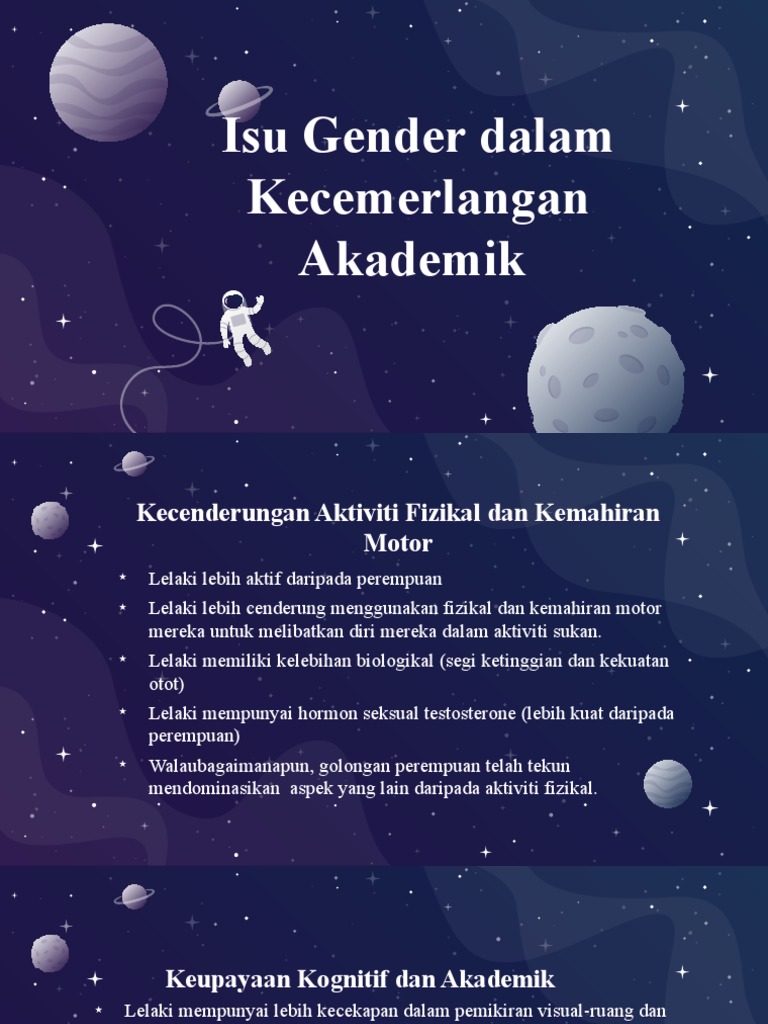 Isu Gender Dalam Kecemerlangan Akademik | PDF