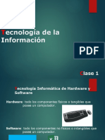 Semana 1 - Tecnología de La Información