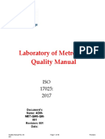 Laboratory Quality Manual Overview