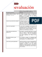 Autoevaluación