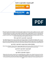 Vdocuments - MX - Que Facil Es Aprender Organo PDF Puedes Aprender A Tocar El Piano Hasta 1000 Veces PDF
