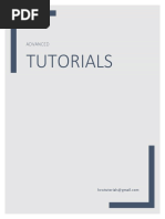 Advanced Tutorials 2020