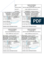 SSG Official Ballot - SSG Official Ballot