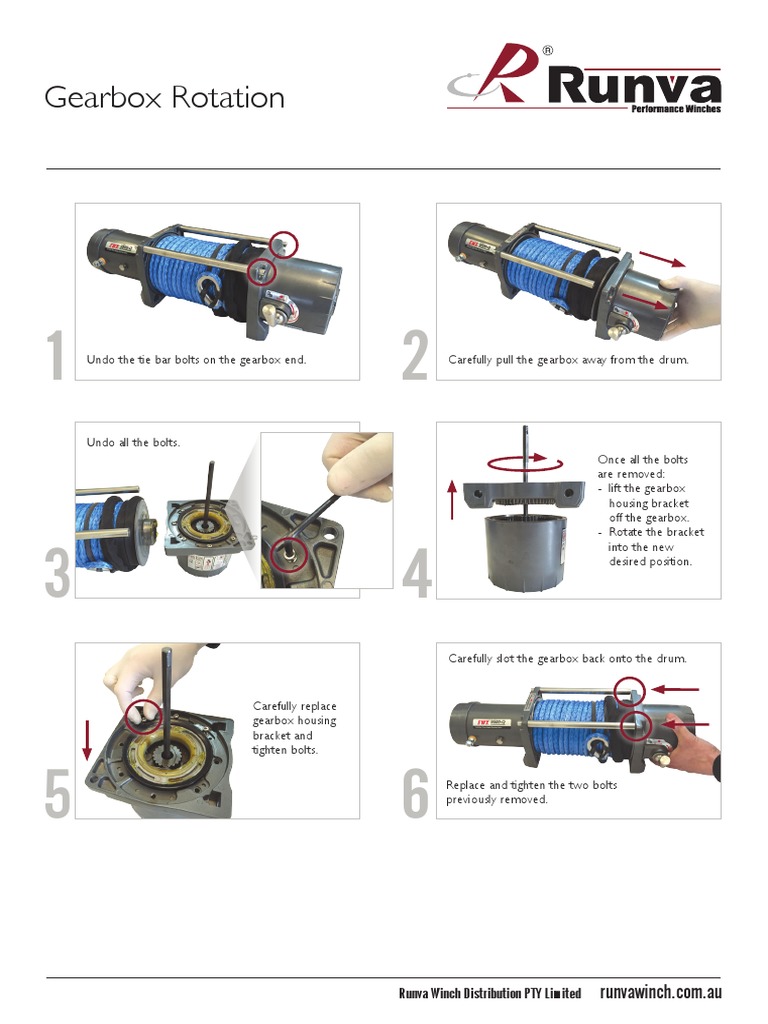 RUNVA Gearbox Rotation PDF