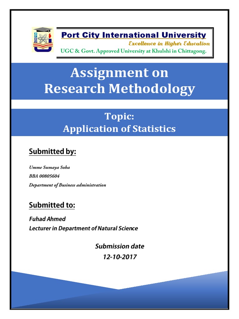 Application of Statistics in Research | PDF