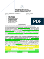 Escenario de actuación 2018-2023 Universidad X