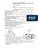 Chapter-2) Soil Moisture and Crop Relationship