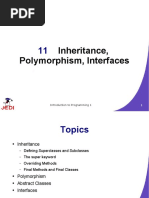 JEDI Slides-Intro1-Chapter11-Inheritance, Polymorphism, Interfaces