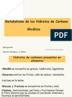 Unidada 5. Metabolismo HdeC - Glicolisis