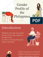 Gender Profile of The Philippines: Group A