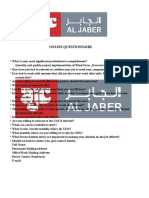 Questionnaire (Al Jaber)