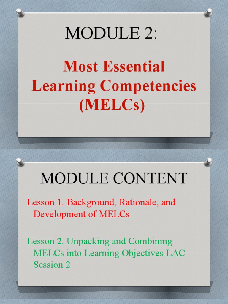 Understanding MELCs for K-12 Education | PDF | Curriculum | Teachers