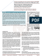 Legal and Moral Aspects of Humanitarian Interventionin International System