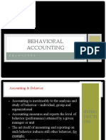 Behavioral Accounting