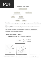 Statics Notes