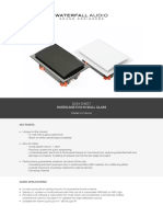 Hurricane EVO In-Wall Glass Speaker Data Sheet