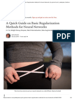A Quick Guide On Basic Regularization Methods For Neural Networks - by Jaime Durán - Yottabytes - Medium