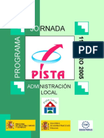 2005 Jornada Presentacion Oficial Madrid PISTA Administracion Local Ministerio de Industria PDF