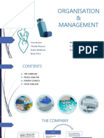 Organisation & Management of Cipla