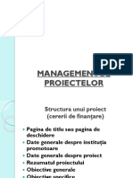 Managementul Proiectelor Curs 4