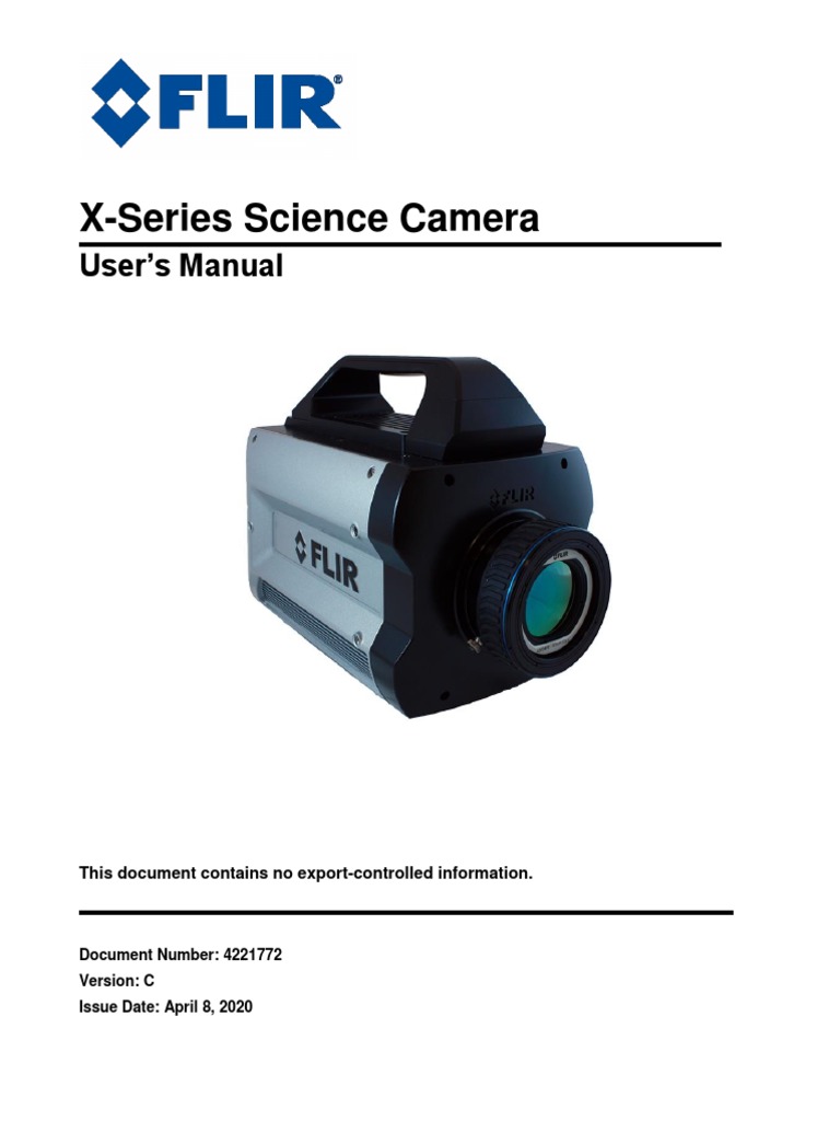 FLIR XXXXX Series Manual | PDF | Video | Solid State Drive