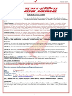 Air India - Interview Invitation Letter