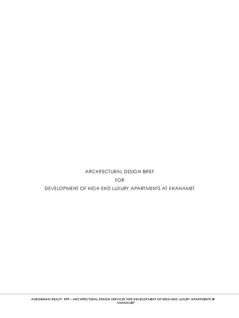 Architectural Design Brief PDF | PDF | Green Building | Sustainable ...