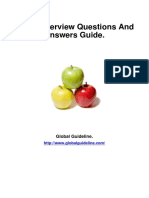 CCNA Interview Questions and Answers Guide.: Global Guideline