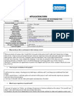 Application Form: Exclusion of Discrimination Germany