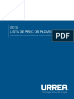 2015 Lista de Precios Plomeria PDF