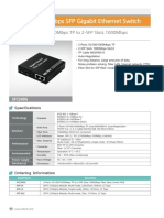 Industrial Ethernet Switch Specifications