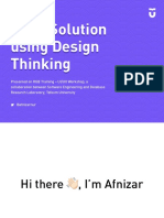 Craft Solution Using Design Thinking
