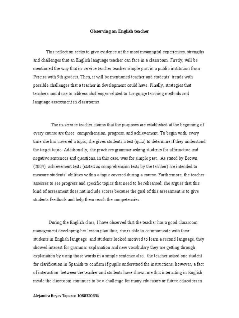 English Teaching Challenges & Strategies | PDF | Reading Comprehension ...