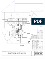 Plot area diagram with triangle dimensions