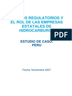 Marcos Regulatorios - Estudio de Caso Peru