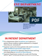 Inpatient Department Overview