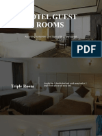 Hotel Guest Rooms: According To Number and Type of Beds and Layout