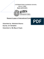 Research Paper of International Commercial Law: Gitarattan International Business School DELHI-110085