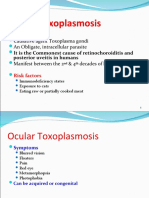 Ocular Toxoplasmosis: Causative Agent Toxoplasma Gondi An Obligate, Intracellular Parasite