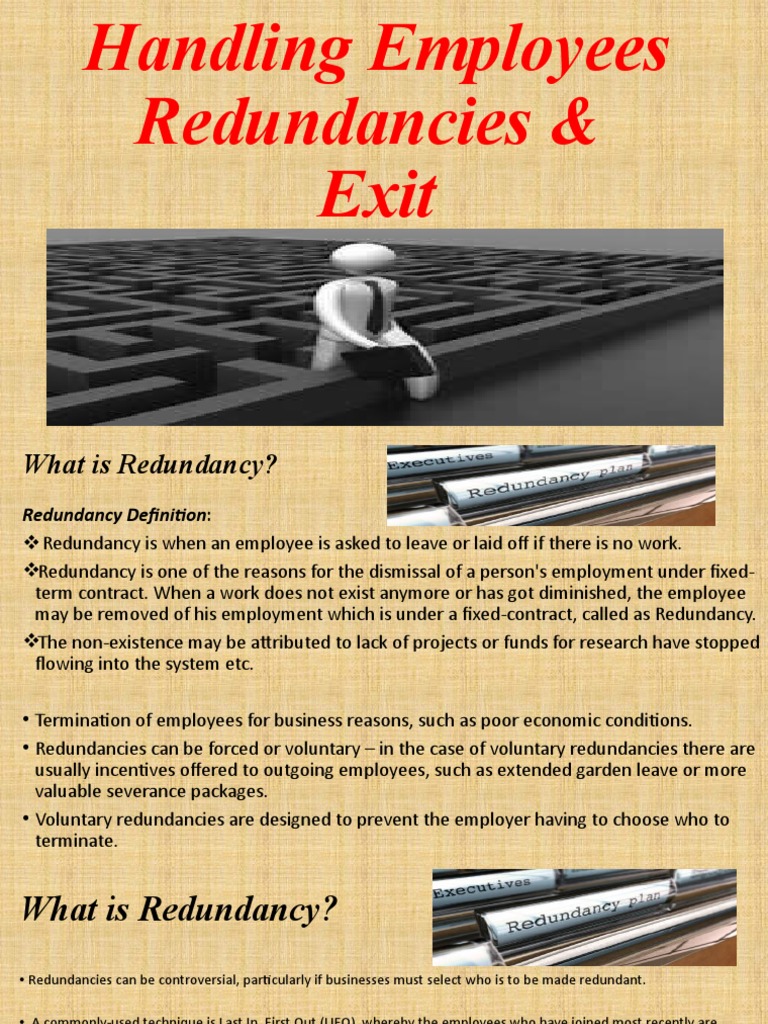 Understanding Employee Redundancy Process | PDF | Layoff | Employment