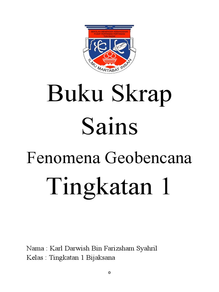 Buku Skrap Sains Geobencana