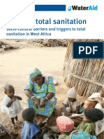 Total Sanitation Socio Cultural Barriers Triggers West Africa
