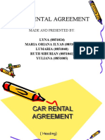 Car Rental Agreement - ppt2