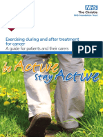 A Guide For Exercising During and After Treatment For Cancer