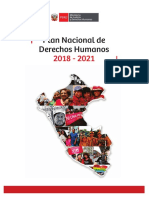 Plan Nacional de Derechos Humanos 2018-2021archivo PDF