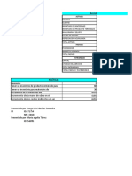 Taller Presupuestos de Producción - Formatos